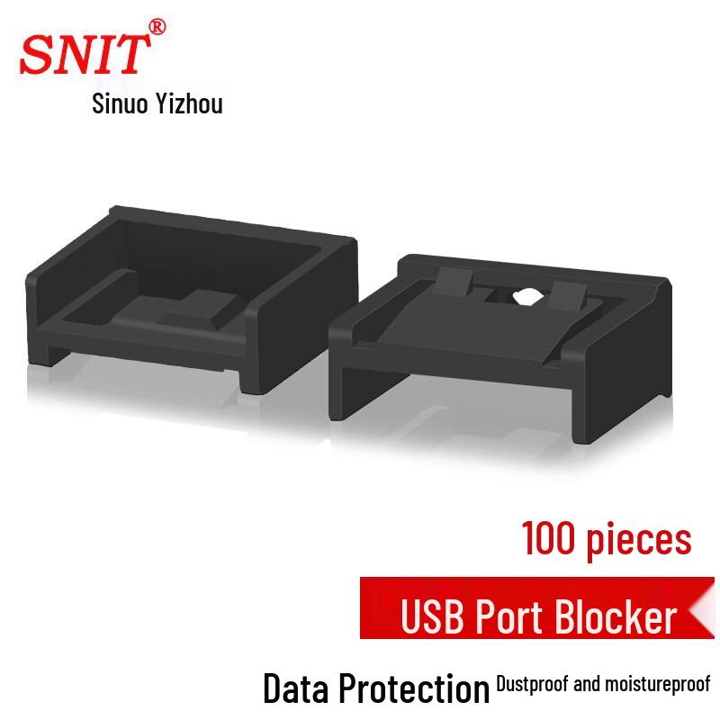SNIT USB Port Blocker Security Lock Black