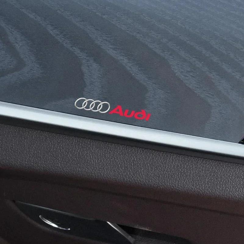 Car Interior Random Sticker Car Goods Car steering wheel Decal For qwe12 A4 B5 B7 8V 8L A5 C7 4F A8 Q7 RS3 RS5 RS6 TT 4L R8
