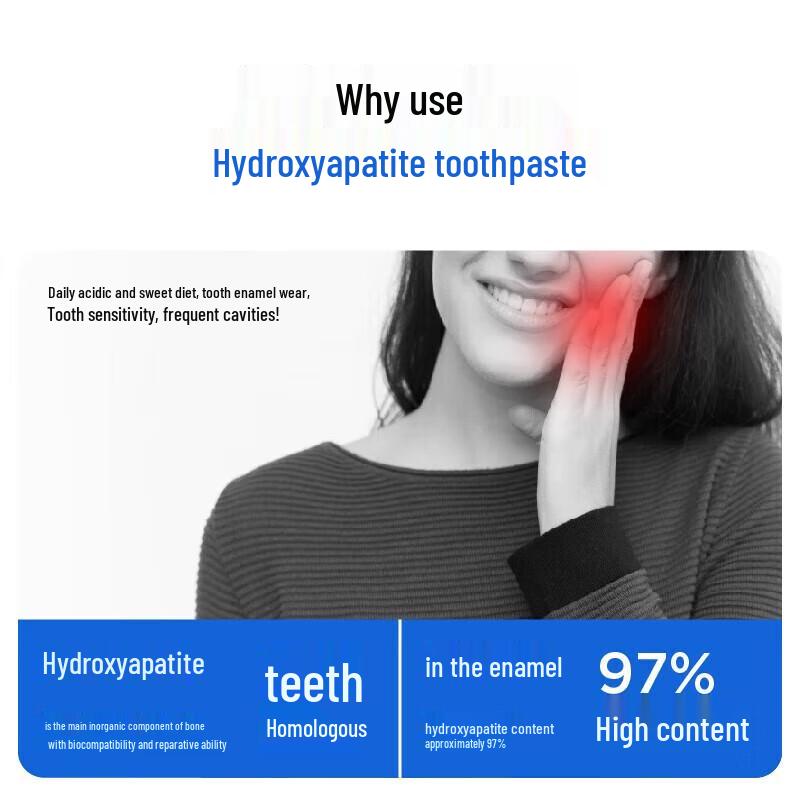 SEMIBOOM Hydroxyapatite Fluoride Repair Toothpaste