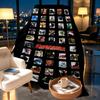 How to Train Your Dragon Print Blanket - Soft & Comfortable, for Bedroom, Travel, Sofa, Home Decoration - Birthday Christmas Gift for Friend