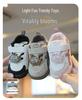 Baby Non-Slip Soft Sole Shoes - Spring/Autumn, Anti-Kick, Magic Tape, Cartoon Design for Boys and Girls