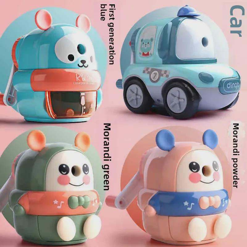 Dingbang animacinis rankinis pieštukų drožtukas vaikams ir darželio mokiniams