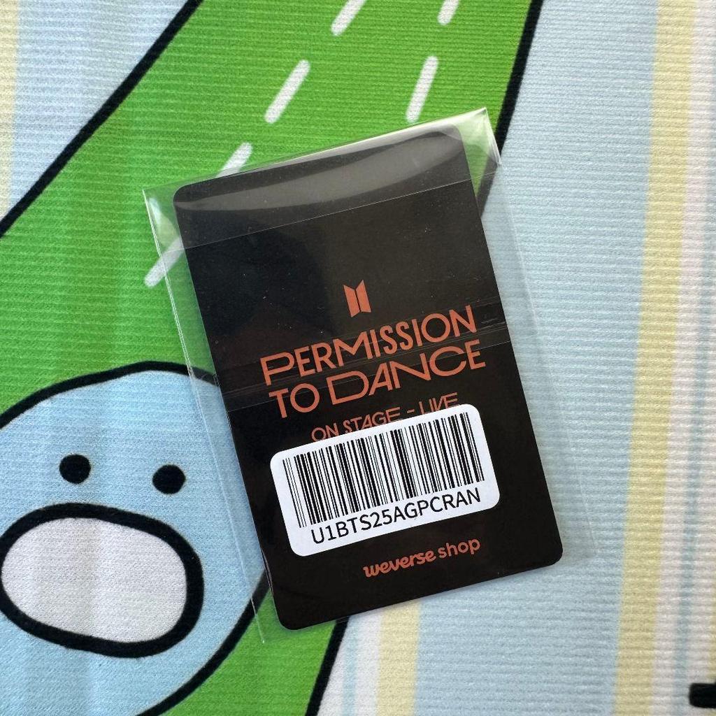 [USED] BTS PTD Pre-order Bonus JIN Trading Card