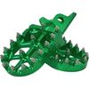 JFG RACING Motorcycle FootPegs Foot Pegs Pedals Rests CNC for KLR 650 KLR650 1987-2018 2021-2024 Green