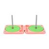 Portable Yarn Holder Foldable Plastic and Metal Dual Yarn Winder Box for Crochet Knitting