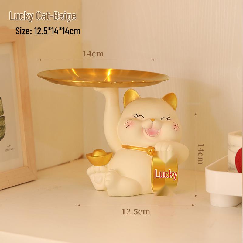 Держатель для ключей  Счастливый кот : Украшение для прихожей и подарок для декора дома