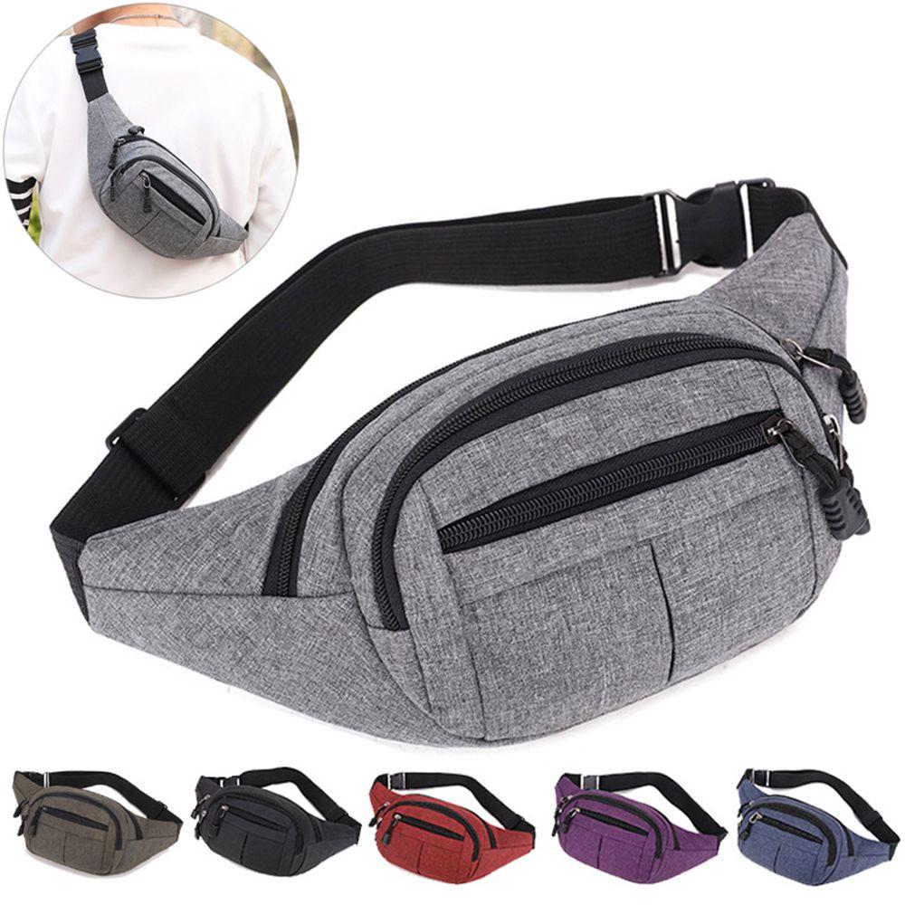 

Мужчины Женщины Открытый Повседневный Спорт Талия Нагрудный Рюкзак Сумка Сумка Сумка Кошелек Сумки через плечо