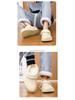 Women's Fleece-Lined Cotton Slippers: Warm, Non-Slip, Waterproof, Plus Size Winter Footwear for Couples
