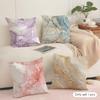 M-Marble Cushion Cover Soft Short Plush Pillow Cover Smooth Cozy Texture Aesthetic Cushion Case Home Decor