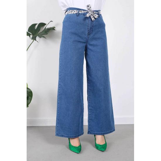 Lockere Damenhose mit hoher Taille