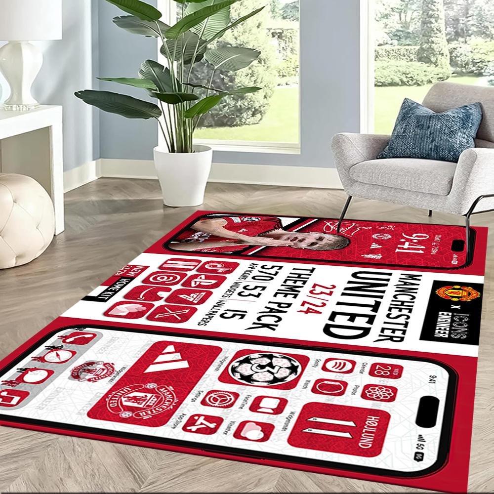 Manchester Floor Rug Office Rug Perfect For Kitchen Bedrooms Game Room Entryway Antislip Rug Decorate Offices Best For Christmas
