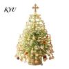 Handgefertigte Feiertagsdekoration DIY Mini-Tisch-Weihnachtsbaum-Set mit Perlen, Kristallperlen-Weihnachtsbastel-Ornament-Herstellungsset, Schreibtisch für Regal Kaminsims Dekor,