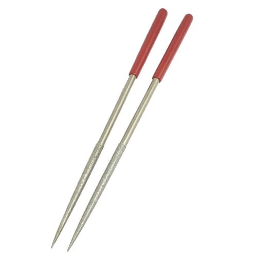 

uxcell Round Diamond File, Jeweler s Needle Rat, 4.5mm x 180mm, 2 Pieces