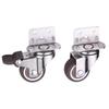 Rubber Baby Crib for Trolley Household Accessory Wheels Bed Wheels Swivel Caster Furniture Casters