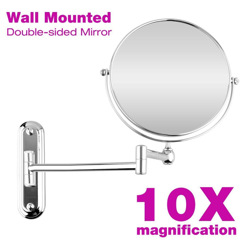 Floureon 8inch 10x Magnification Wall - Wall Mounted Makeup Mirror 10x Floureon 8inch 10x Magnification Wall - Wall Mounted Makeup Mirror 10x