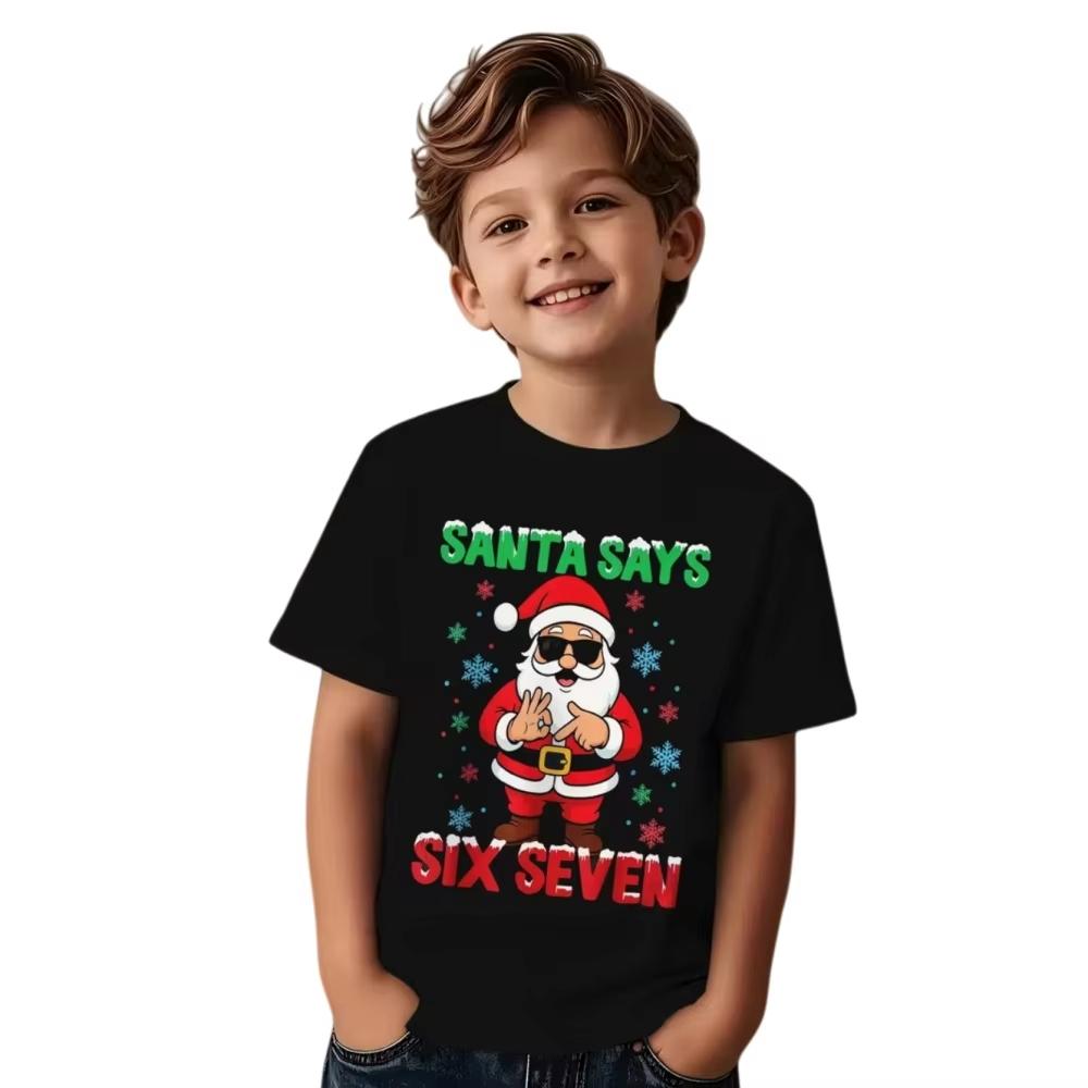 Kids 67 Themed Colorful Print TShirt Soft Cotton Fabric Breathable and Comfortable Ideal for Toddlers and Childrendf0243