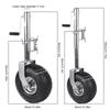 Trailer Jack with Wheel 2000 Lbs Capacity Heavy-Duty Bolt-Fixed Swivel Tongue Jack 11in Vertical Load Fit for RVs Boats