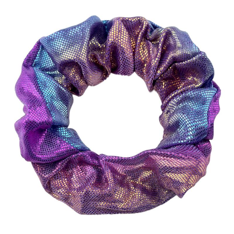 

Rainbow Hair Scrunchies, Elastic Fabric Hair Bands, Colorful Ponytail Holders for Women, Versatile Hair Ropes for Parties 1pc фіолетовий