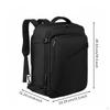 Business Backpack Large Capacity Travel Suitcase Bag for Men, Commuting Black