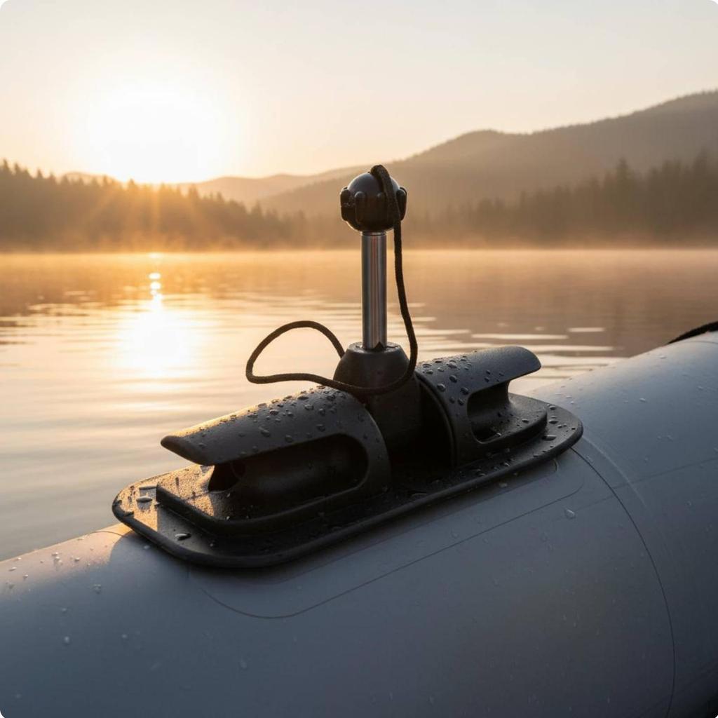 Inflatable Boat Oar Lock No Required Oarlock Mount Construction Paddle Holder