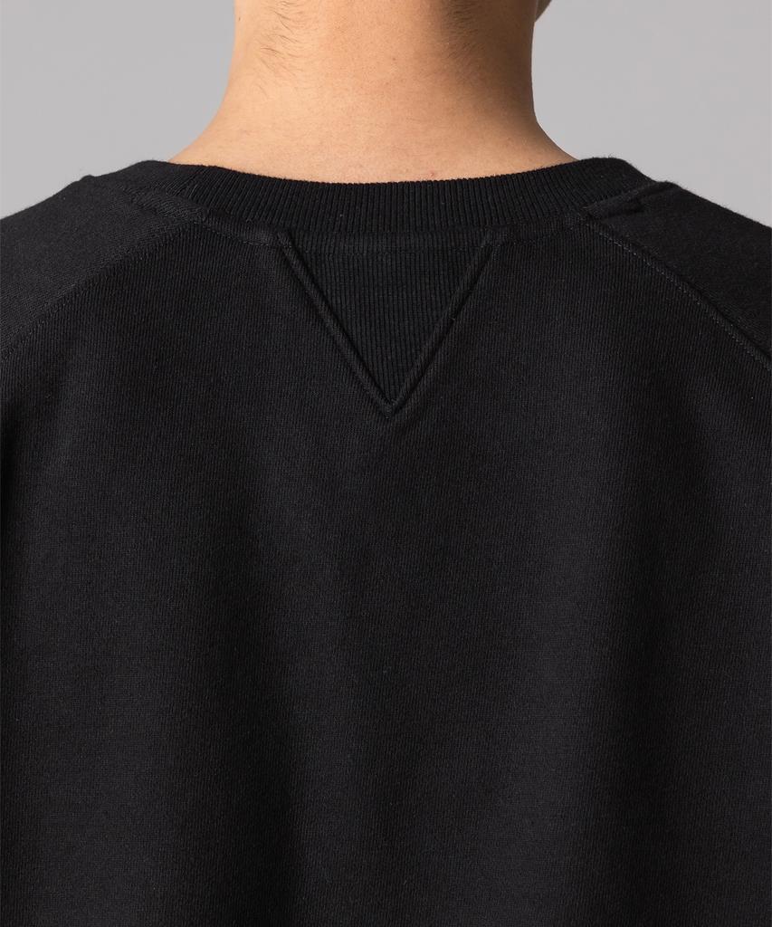 DICKIES Stone Texture Font Logo Sweatshirt Black