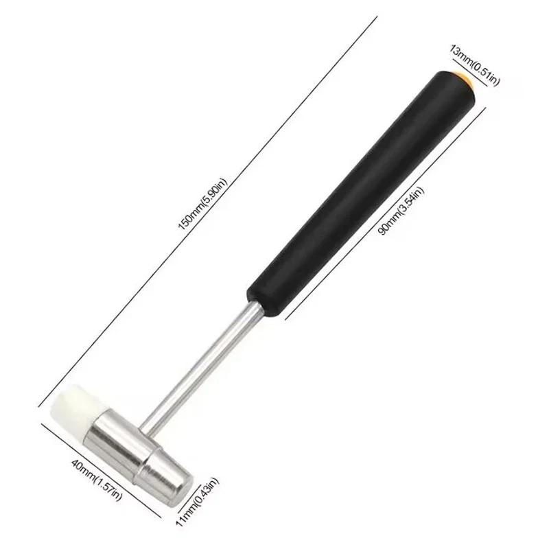 

Small Metal Hammers Watch Strap Bracelet Soft and Hard Hammer Repair Tool DIY Watch Accessories Home Maintenance Tools 1pcs