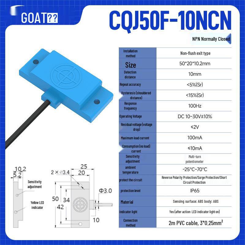 

Capacitive Proximity Sensor NPN/PNP for Non-Metallic Detection