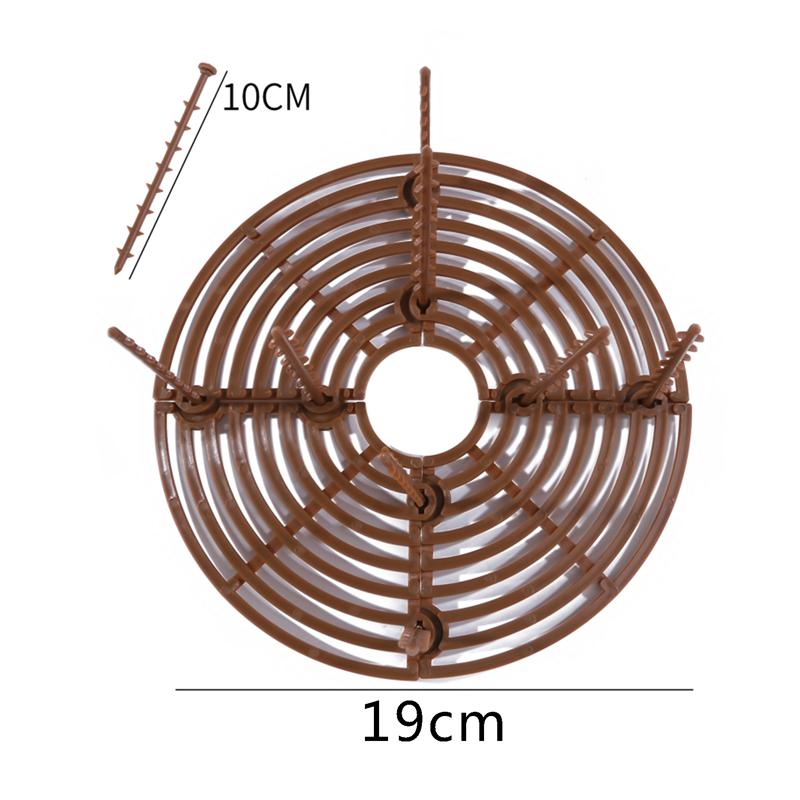 1PC Plant Pot Soil Guard With Nails Plant Pot Grid Flower Pot Cover Baby Safety Mouse Garden Home Plant Protector