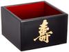 Nakaya Brothers Trading Yamanaka Lacquerware Masu Kotobuki Co., Ltd. Tutto in una volta (Tazza da sake) Nero, (Longevità) 33-4704