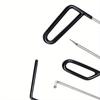 Car pole tool unpainted dent repair kit, with 6 car dent hook rods, suitable for repairing car body dents and hail damage
