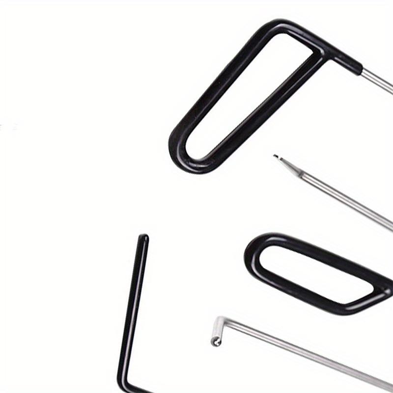 Car pole tool unpainted dent repair kit, with 6 car dent hook rods, suitable for repairing car body dents and hail damage