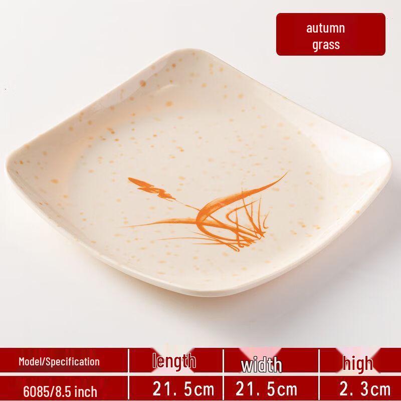 Japanese Style Melamine Dinner Plate