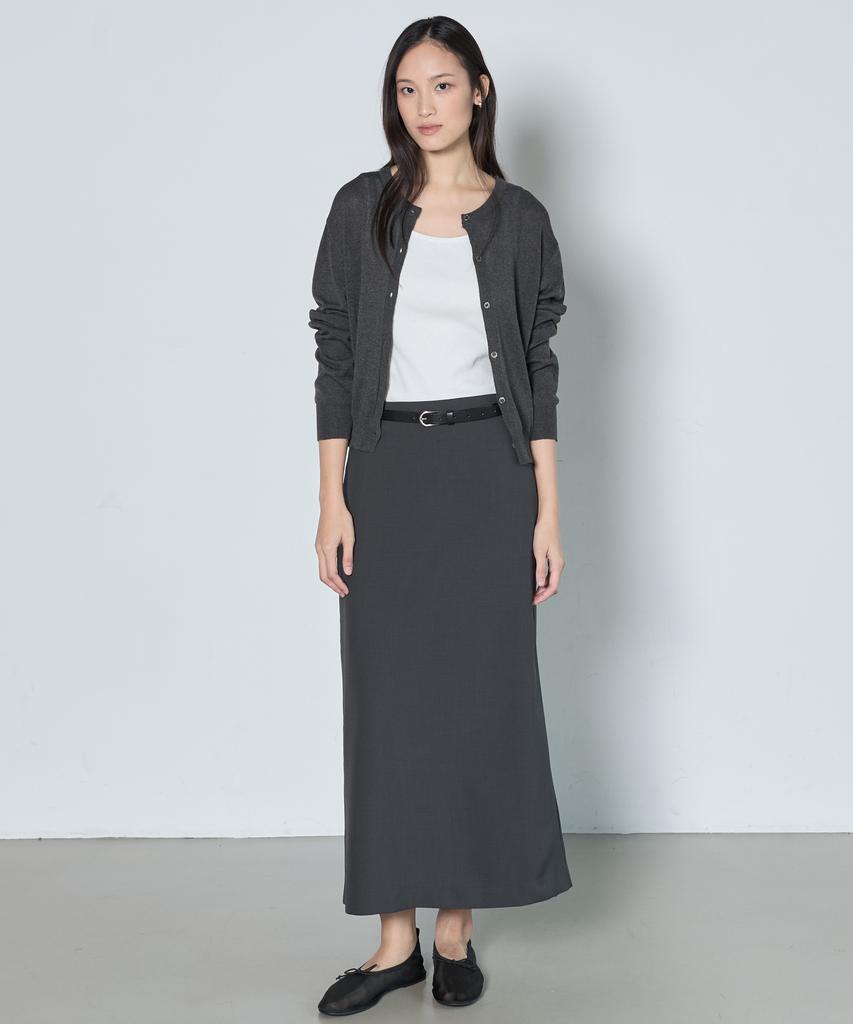 Nutoffe Essential Round Cardigan_Charcoal