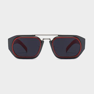 Lunettes de soleil unies NeoRetro 86509 C2 Rouge