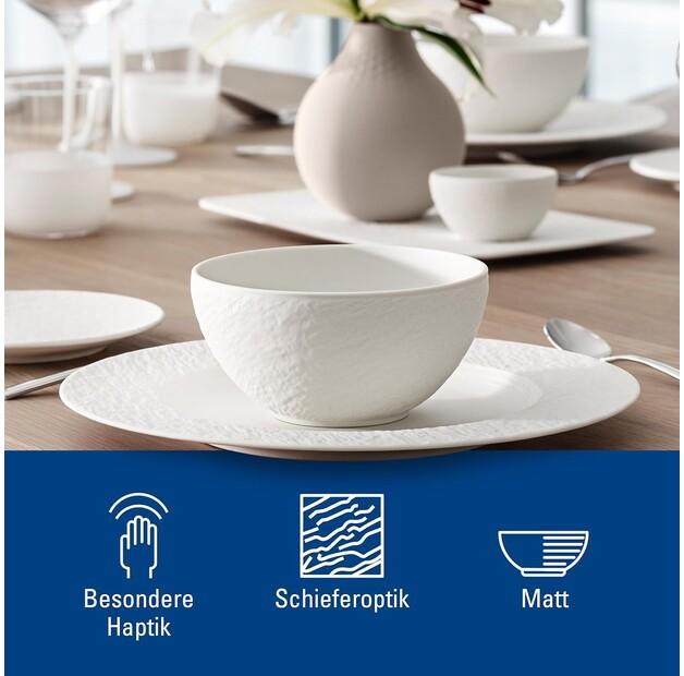 Набор для завтрака Villeroy & Boch Manufacture Rock blanc, 6 предметов (1042409072)