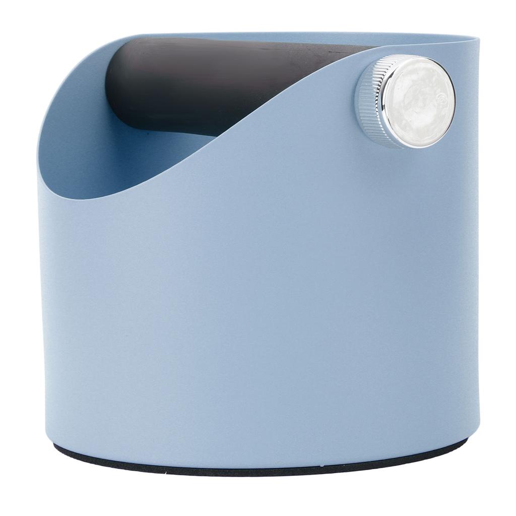 Coffee Knocking Slag Bucket Home Small Anti Slip Coffee Machine Grounds Box Powder Slag Recycling Bucket Blue