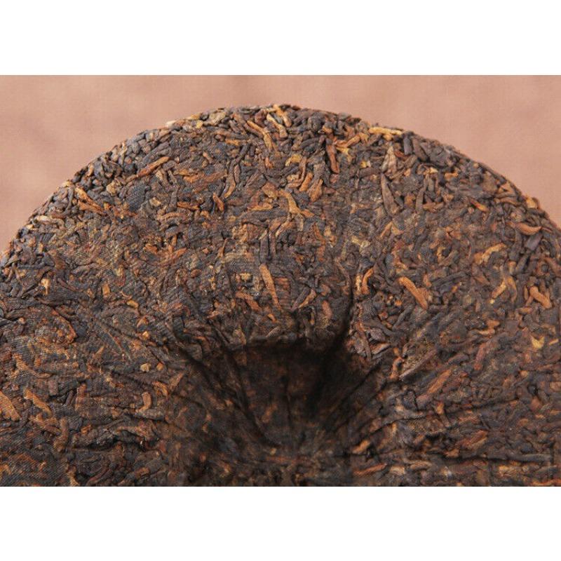 200 g Tort Palace Gold (Copt) Ceai rotund Yunnan Menghai Pu'er Primăvara timpurie Jiao Mu