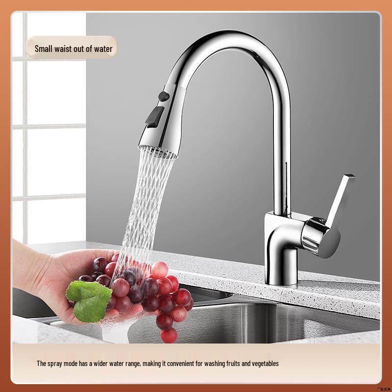 Kitchen Sink Pull-Out Faucet Sprayer with 3 Modes