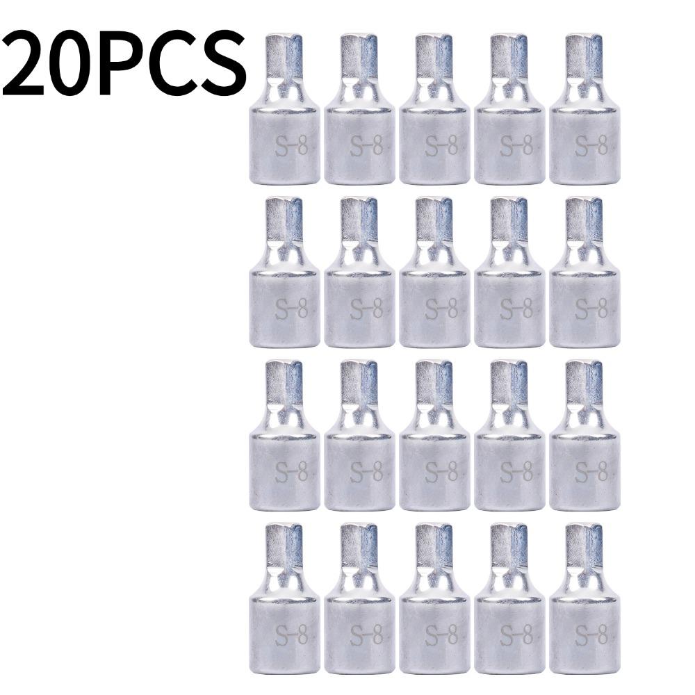 1/2/3/4/5/10 Stück 5-Punkt 5-Zahn Ölwanne Schraubenschlüssel 8mm 3/8" Antrieb Vanadiumstahl Getriebeöl Ablasswerkzeug für Peugeot Renault