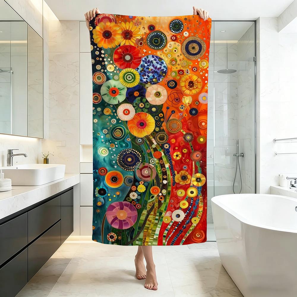 Luxuriöses G-Gustav KlimtS Handtuch Fünf-Sterne-Hotelqualität Umweltfreundliche Ultra-Weiche Dicke Handtücher & Strandtücher