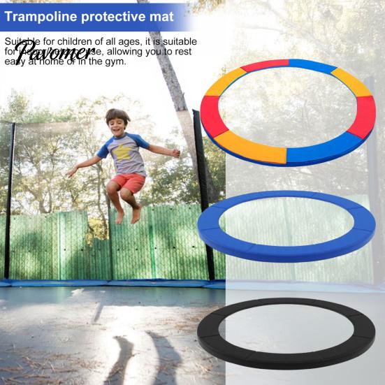 Trampoline Safety Accessory 8/10/12FT Replacement Pad UV Resistant Waterproof PVC Spring Cover Edge Protector Round Accessories Cushioning