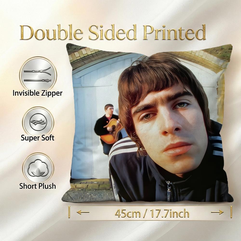 Liam Gallagher Cushion Cover Cushion Cover Set 4Pcs 50X50 45X45 40X40 Pillowcase Decorative Sofa Home Decor