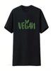 Vegan T Shirt Lovers Vintage Washed Designer Clothes Slightly Fashion Top For Everyday Wear Stylish Unisex Casual Versatile