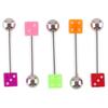 Vente Chaude 110 PCS Bijoux de Corps Piercing Sourcil Nombril Ventre Langue Lèvre Barre Anneau 24 Styles