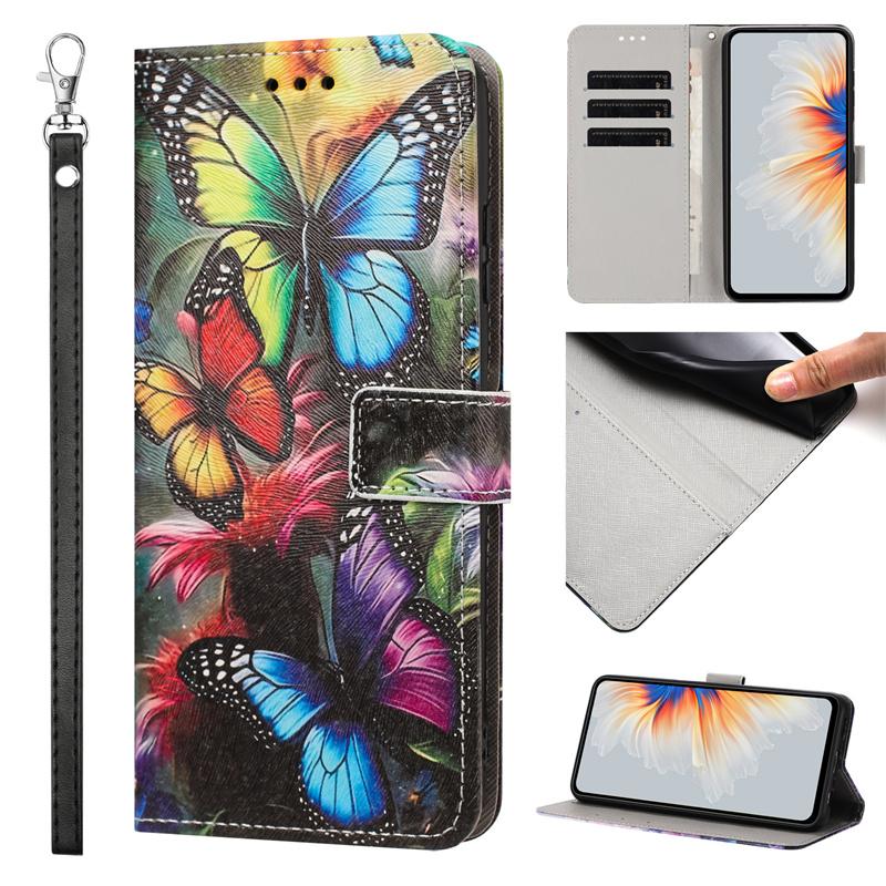 Note15/Note14/Note13 Pro+ Sonnenuntergang Bemalte Hülle für Xiaomi Redmi Note 15 14 13 12 11 Pro 10 9 Pro Plus Brieftasche Lederhülle Hülle