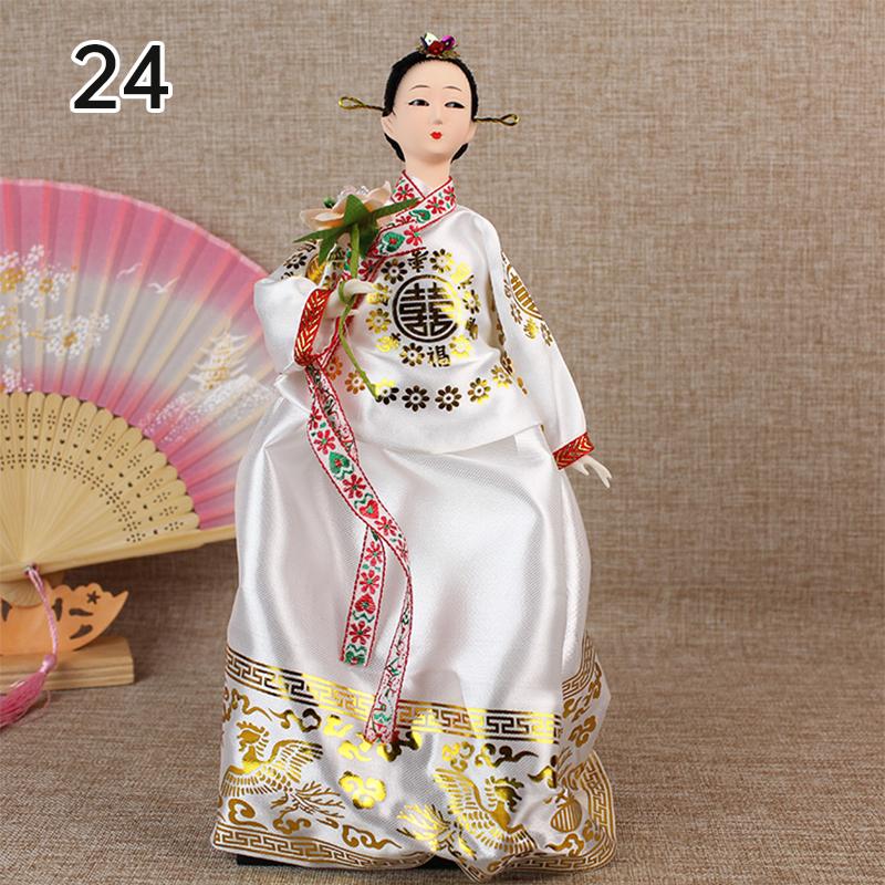 Korean Palace Hanbok Doll Ornament Princess Korean Drama Doll Toy Restaurant Home Decor Display Miniatures Desktop Ornament Gift