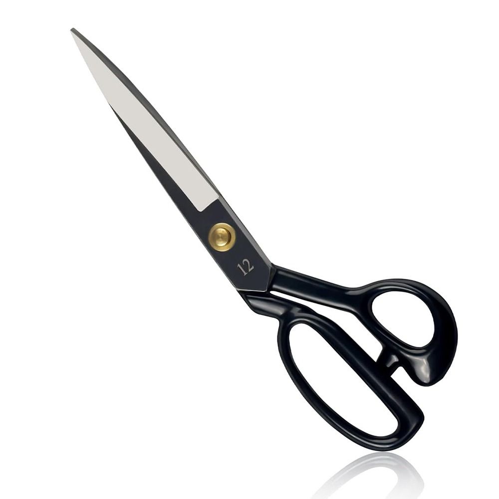 Ergonomic Fabric Scissors Anti-Rust Leather Cutting Scissors Pinking Shears  Embroidery Work