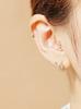 Minimalpiercing 14K Bling One-Touch Ring Earrings Collection