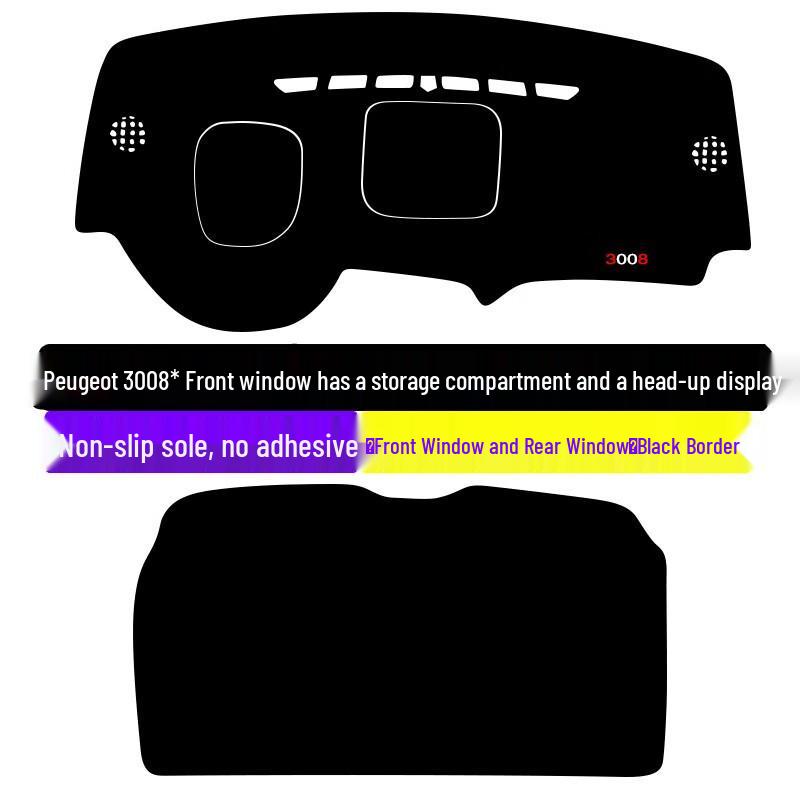 Peugeot 3008 (2013-2019) Center Console Sunshade Pad: Light-Blocking Instrument Panel Cover