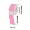 New Colorful Adhesive Label Maker Paper 12mm×40mm 160/Roll Laminated Labeling Paper Thermal Paper Portable Printer
